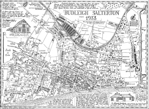 Harry Lane Map 1933 product photo